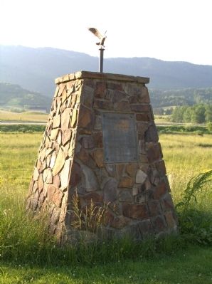 Daniel Boone Trail Monument. Click for full size. Daniel Boone Trail Monument image. Click for full size.