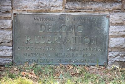 DeLong Reservation Marker. Click for full size. DeLong Reservation Marker image. Click for full size.