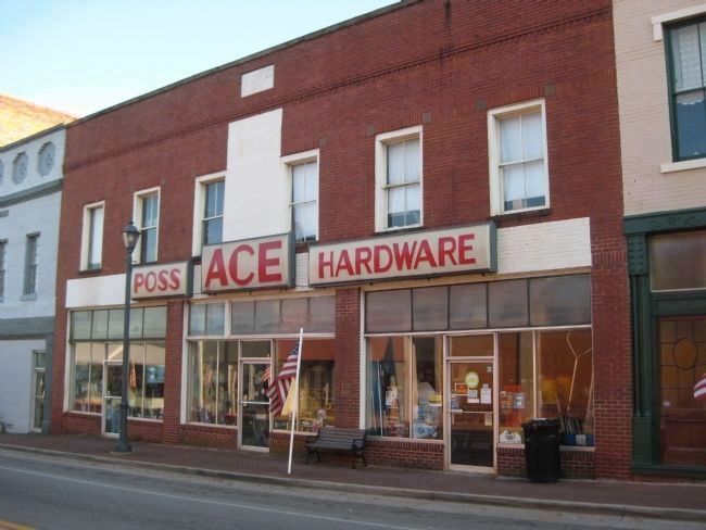 The Lowe Building and Poss ACE Hardware image. Click for full size.
