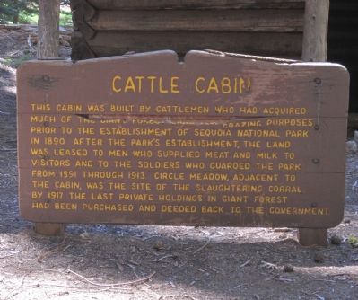 Cattle Cabin Marker image. Click for full size.