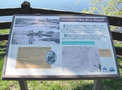 Why is it called Big Bull Falls Marker image. Click for full size.