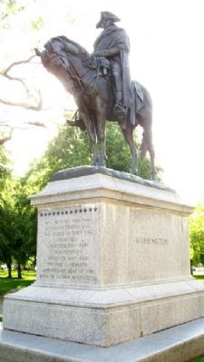 Washington Park Statue. Click for full size. Washington Park Statue image. Click for full size.