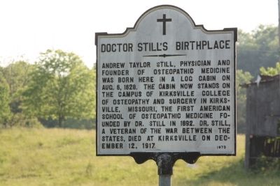 Doctor Stills Birthplace Marker image. Click for full size.