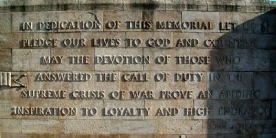 Liberty Memorial Dedication Site Pershing's Remarks. Click for full size. Liberty Memorial Dedication Site Pershing's Remarks image. Click for full size.