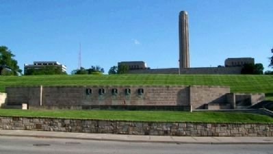 Liberty Memorial Dedication Site Memorial. Click for full size. Liberty Memorial Dedication Site Memorial image. Click for full size.