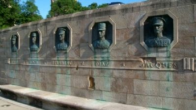 Liberty Memorial Dedication Site Memorial Busts. Click for full size. Liberty Memorial Dedication Site Memorial Busts image. Click for full size.
