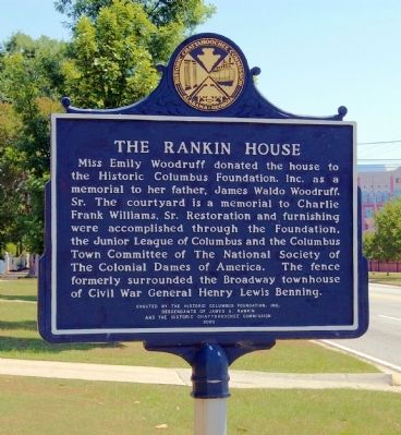 The Rankin House Marker, Side 2 image. Click for full size.