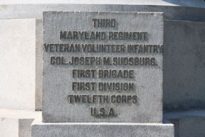The State of Maryland Monument. Click for full size. The State of Maryland Monument image. Click for full size.