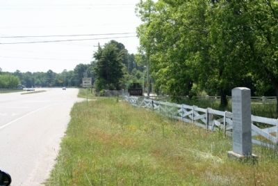 Barnie Jordan Jr. Memorial Highway Marker, eastbound along Garners Ferry Road (US 378/ 76) image. Click for full size.
