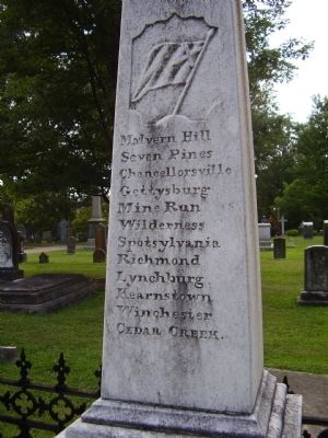 Grave Marker of Stephen D. Ramseur. Click for full size. Grave Marker of Stephen D. Ramseur image. Click for full size.