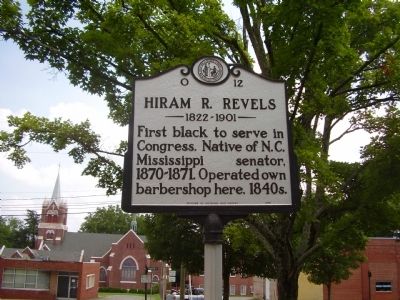 Hiram R. Revels Marker image. Click for full size.
