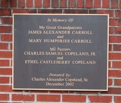 Towne Center Monument<br>Left Plaque. Click for full size. Towne Center Monument<br>Left Plaque image. Click for full size.