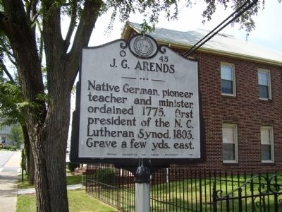 J.G. Arends Marker image. Click for full size.