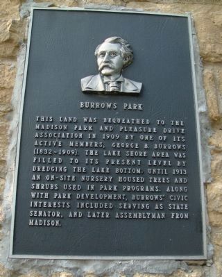 Burrows Park Marker image. Click for full size.