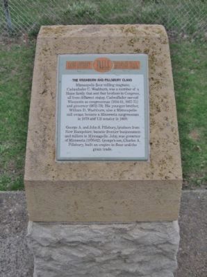 The Washburn and Pillsbury Clans Marker. Click for full size. The Washburn and Pillsbury Clans Marker image. Click for full size.