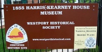 Historic Harris-Kearney House Marker. Click for full size. Historic Harris-Kearney House Marker image. Click for full size.