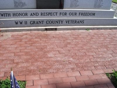 Memorial Bricks - - Names. Click for full size. Memorial Bricks - - Names image. Click for full size.