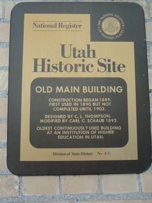 Old Main Building Marker image. Click for full size.