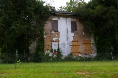 Ruins of the Wilson Plantation House (east side facing Fairburn Road) image. Click for full size.