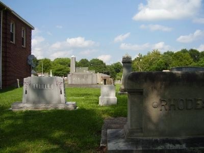 "Old White Church" Cemetery image. Click for full size.
