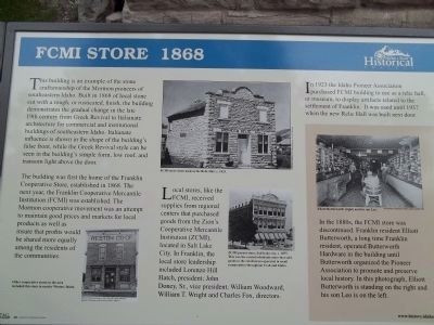 FCMI Store Marker. Click for full size. FCMI Store Marker image. Click for full size.