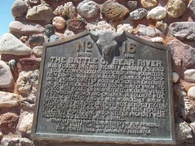 The Battle of Bear River Marker. Click for full size. The Battle of Bear River Marker image. Click for full size.