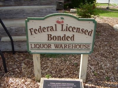 Federal Bonded Liquor Warehouse Marker image. Click for full size.