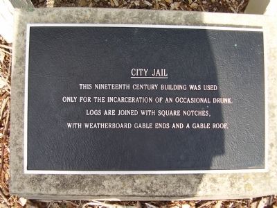 City Jail Marker image. Click for full size.