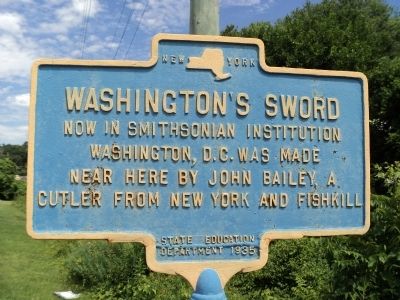 Washington�s Sword Marker image. Click for full size.
