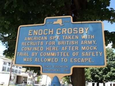 Enoch Crosby Marker image. Click for full size.