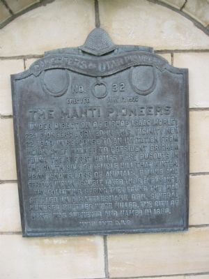 The Manti Pioneers Marker image. Click for full size.