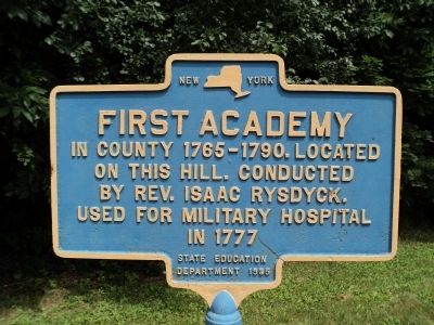 First Academy Marker image. Click for full size.