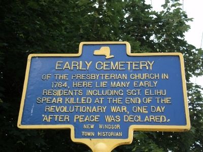 Early Cemetery Marker. Click for full size. Early Cemetery Marker image. Click for full size.