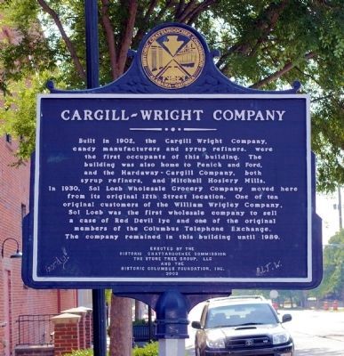 Cargill-Wright Company Marker (Side 2) image. Click for full size.
