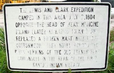Lewis & Clark Campsite Marker image. Click for full size.