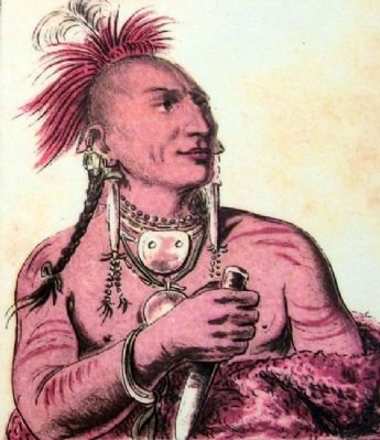 Kansa Indian Meach-o-shin-gaw. Click for full size. Kansa Indian Meach-o-shin-gaw image. Click for full size.