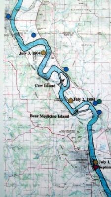 River Map of Lewis and Clark Expedition image. Click for full size.