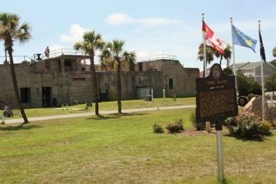 Tybee Island Marker at Fort Screven image. Click for full size.
