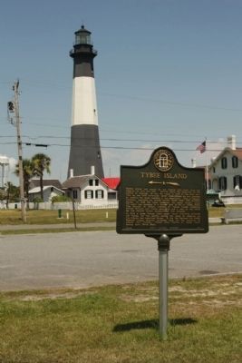 Tybee Island Marker near the Lighthouse image. Click for full size.