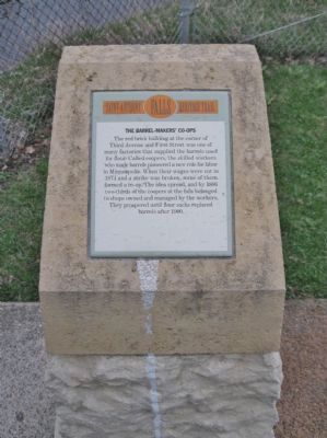 The Barrel-Makers' Co-ops Marker image. Click for full size.