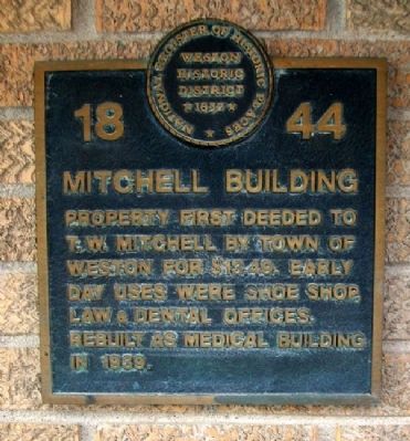 Mitchell Building Marker. Click for more information. Mitchell Building Marker image. Click for more information.