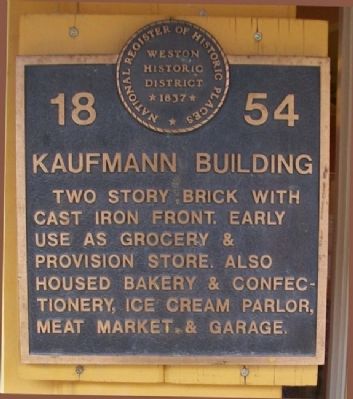 Kaufmann Building Marker image. Click for more information.