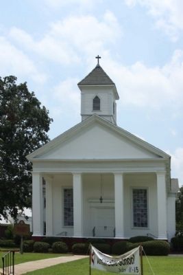 Hephzibah Methodist Church and Marker image. Click for full size.