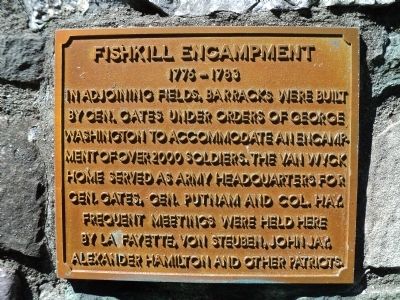 Fishkill Encampment Marker image. Click for full size.