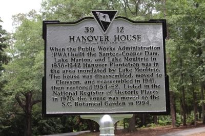 Hanover House Marker (reverse) image. Click for full size.
