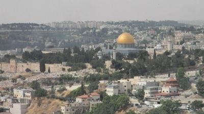 Jerusalem: the Temple Mount, viewed from the Mount of Olives. Click for full size. Jerusalem: the Temple Mount, viewed from the Mount of Olives image. Click for full size.