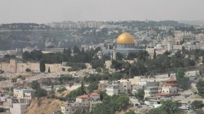 Jerusalem: the Temple Mount, viewed from the Mount of Olives image. Click for full size.