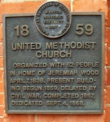United Methodist Church Marker image. Click for more information.