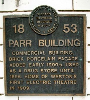 Parr Building Marker image. Click for more information.