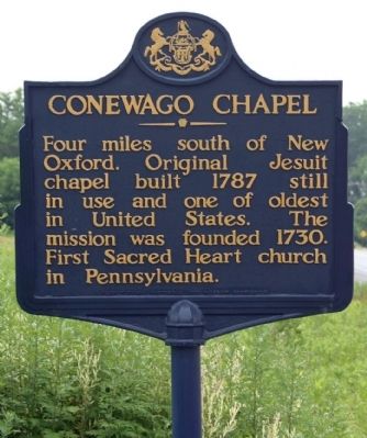 Conewago Chapel Marker image. Click for full size.